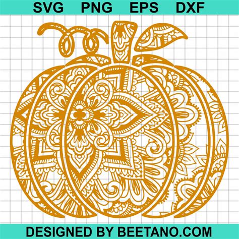 Download 534+ Pumpkin Mandala SVG Crafts